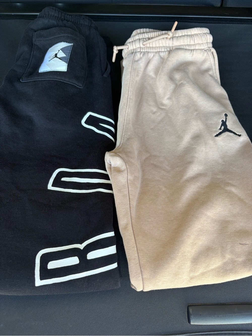 Jordan Kids' Sweatpants - Black and Tan